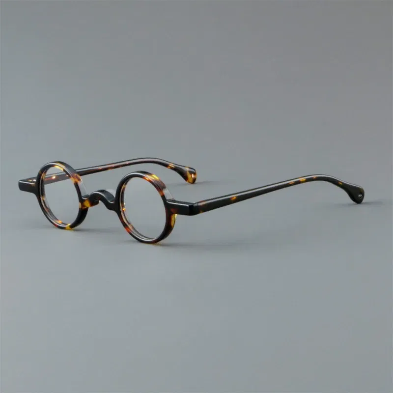Frame Color: black, Eye Prescription: +550 - VCKA Photochromic Acetate Myopia Glasses Men Retro Small Round Frames Women Custom prescription Anti-Blue  Eyewear -0.5 TO -10