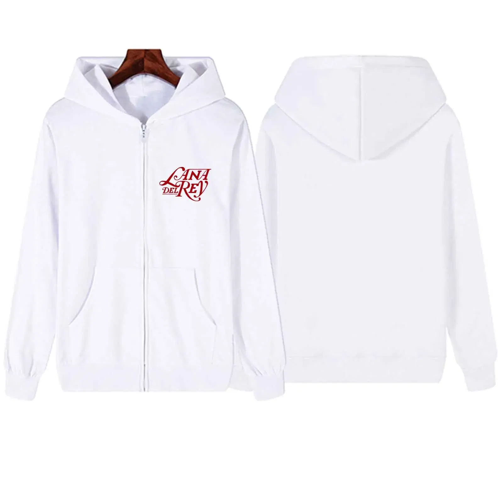 Color: Beige, Size: XXL - Lana Del Rey Zipper Harajuku Streetwear Printing Music Fans Gift Hoodie Casual Pullover Tops Hoodie 2024 V-Neck Sweatshirts
