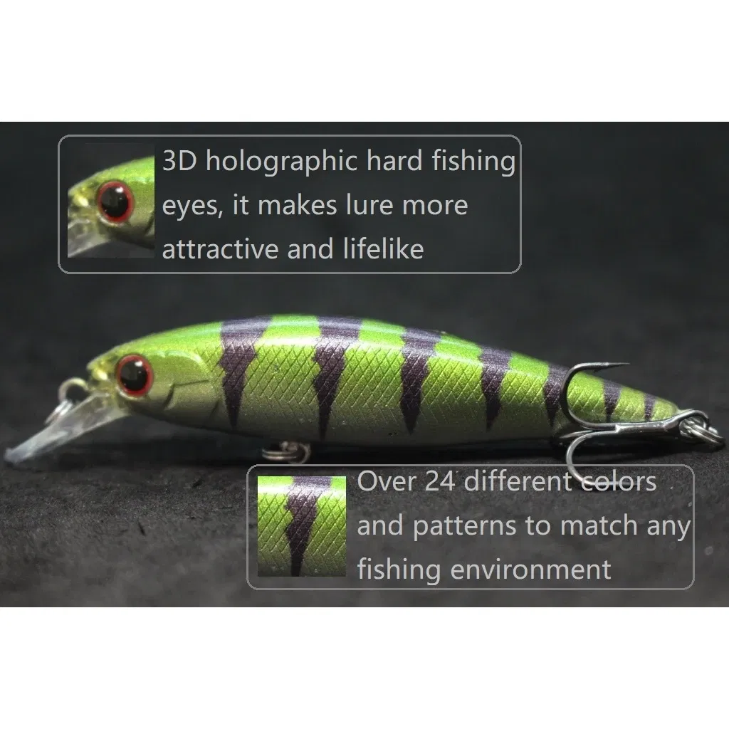 Color: Chocolate - wLure Fishing Lure Jerkbait 6g 7.5cm Tiny Sinking Minnow Carp Fresh Water Use Tight Wobble Long Casting M762