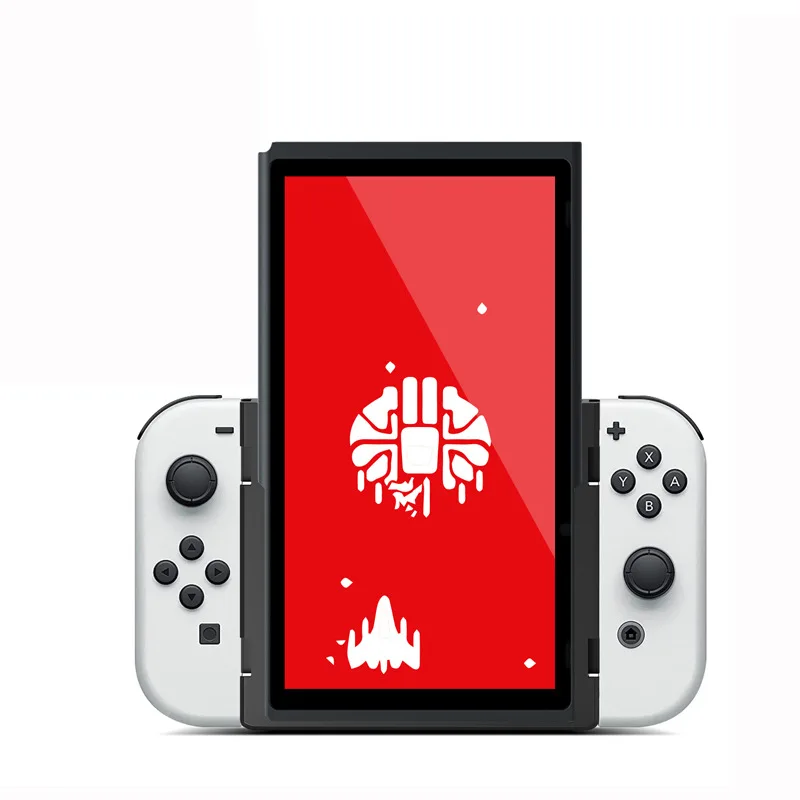 Grip Flip Vertical Bracket for Nintendo Switch OLED/Switch Game Console, Adaptive Vertical Screen Game,Switch Bracket Holder
