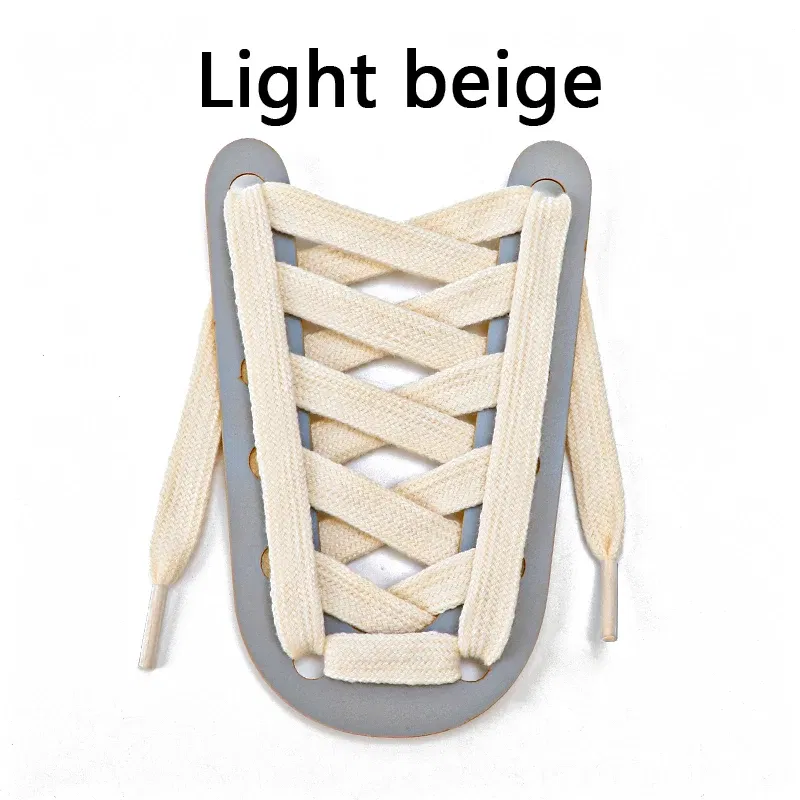 Color: Ivory, Ships From: CHINA, Length: 140cm - 1 Pair Flat Shoelaces for Sneakers Rugged Wear-resistant Classic Canvas Sports Shoe Laces Women Men Shoelace Solid Double Cotton