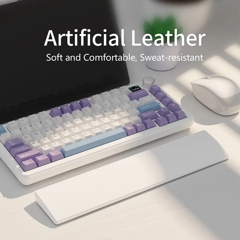 81 Keys Anti-Slip Rubber Stable Base Ergonometric Wrist Support for Long Hours of Work Studying Gaming