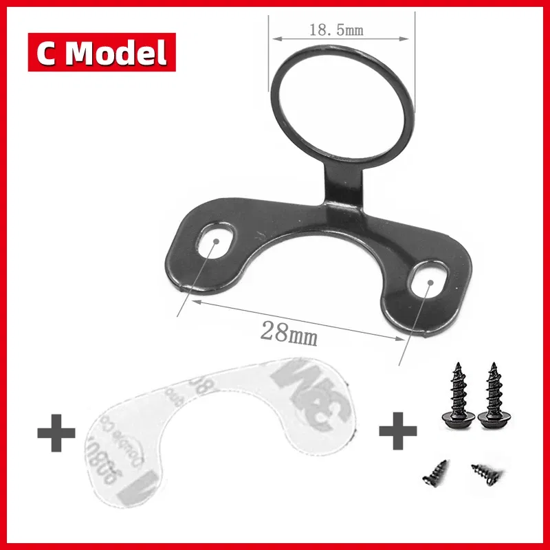 Color Name: Black - Universal Car Rear Camera Mounting Bracket Black Stainless Steel Holder Case For DVR/Rearview/Back Up/Reserve Camera