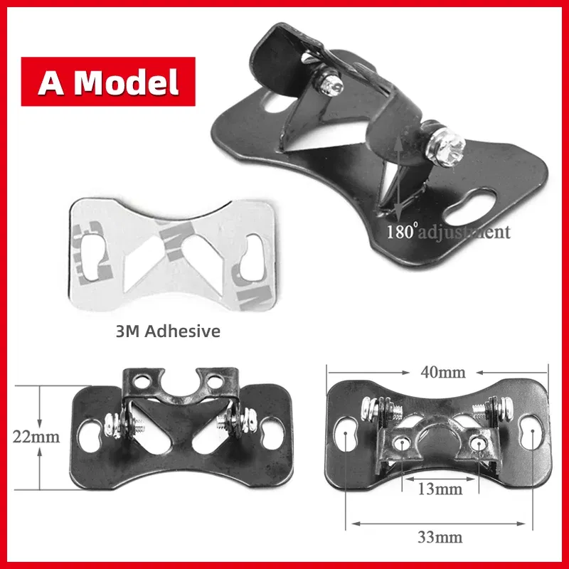 Color Name: Black - Universal Car Rear Camera Mounting Bracket Black Stainless Steel Holder Case For DVR/Rearview/Back Up/Reserve Camera