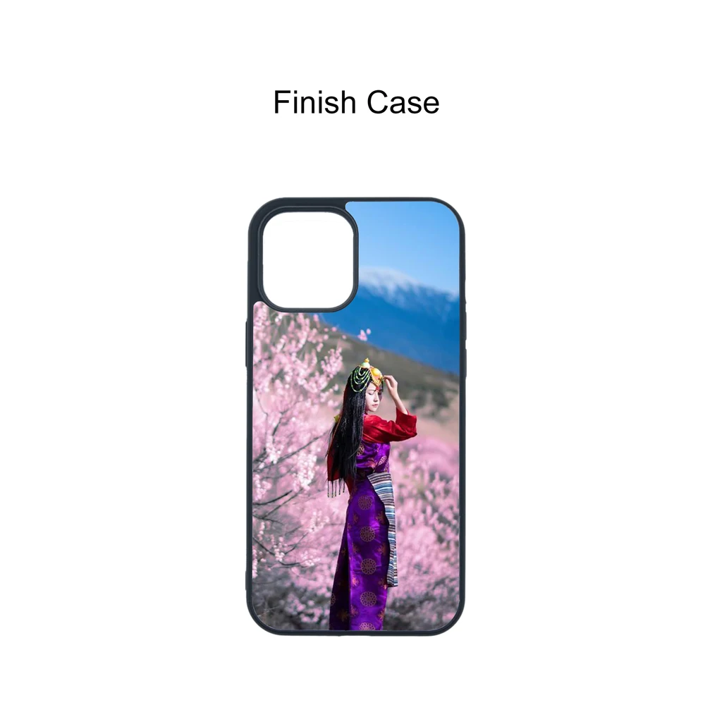 Material: PE - For iPhone 11 12 mini Pro Max  6 7 8 S Plus Xr X Xs 2D Sublimation Phone Case Blanks with Metal Plates Heat Press Blank Cases