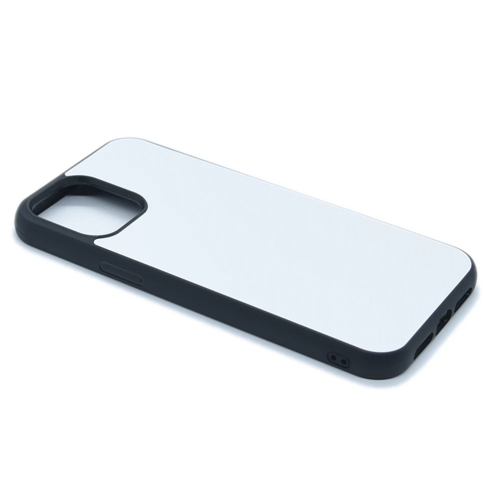 Material: PE - For iPhone 11 12 mini Pro Max  6 7 8 S Plus Xr X Xs 2D Sublimation Phone Case Blanks with Metal Plates Heat Press Blank Cases
