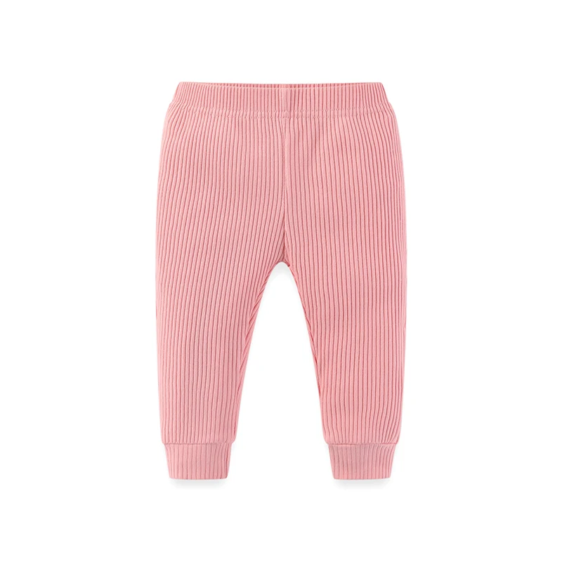 Color: Yellow, Kid Size: 24M - Kiddiezoom 1 Pcs/Lot Fashion Unisex Solid Baby Boy Girl Pants 0-24Months Cotton Ribbed Soft Newborn Leggings