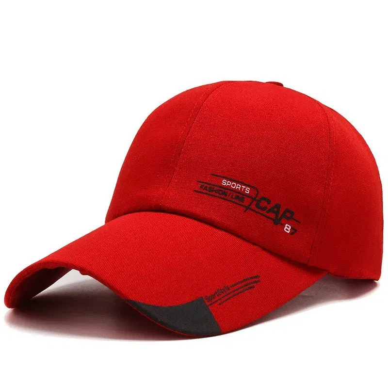 Color: WHITE - Baseball Cap Sun Visor Hat Waterproof Sport Duck Tongue Women Men Quick Dry Outdoor Baseball Cap Adjustable Sun Hat