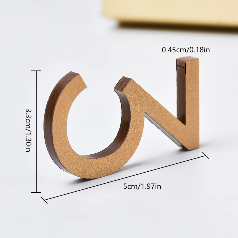 Color: WHITE, Size: 40x30cm - Self Adhesive Address Plaque Mailbox Sign House Address Acrylic Door 3d Number Sticker Plate Number