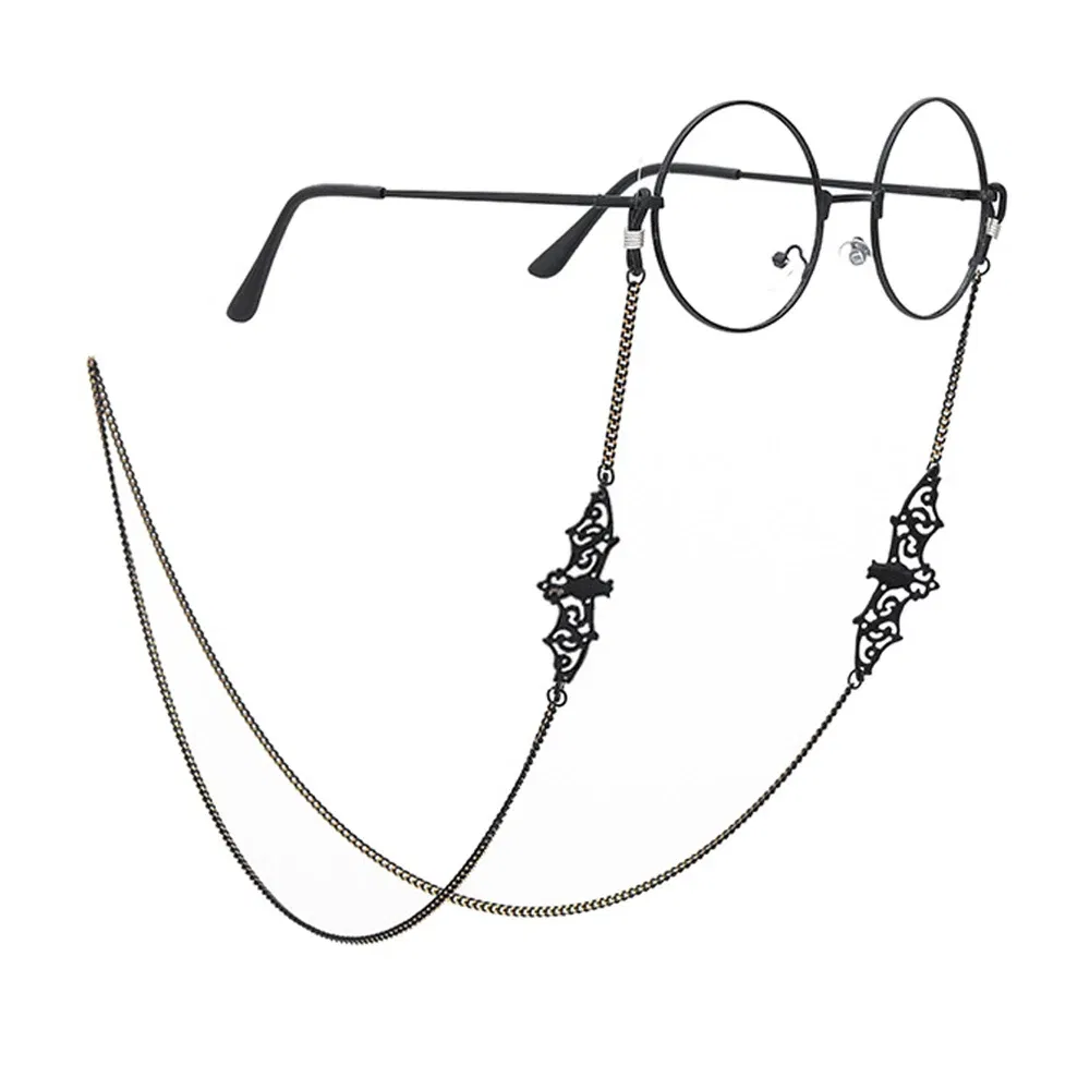 Color: GRAY - New Fashion Women Eyeglass Chain Hollow Star Pearl Beaded Sunglasses Reading Glasses Lanyard Eyewear Holder Neck Strap Rope