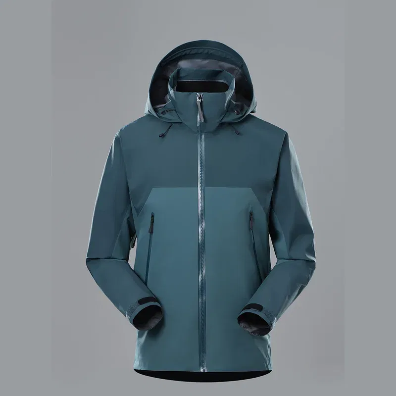 Color: Blue, Size: XXL - ARC Outdoor Men's and Women's, Fashionable, Windproof and Waterproof, Mountaineering, Breathable, Travel, Camping, Windbreaker