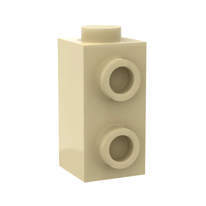 Color: WHITE - 10PCS Assembles Particles 32952 1x1x1 2/3 Single side Mini Bricks Building Blocks DIY Replaceable Parts Toys For Children Gifts
