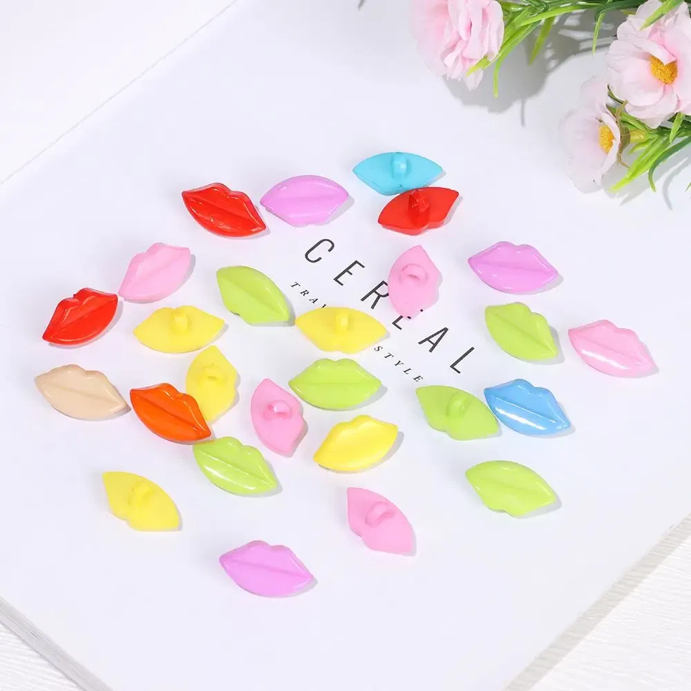 Color: light green - 20pcs Plastic Doll Safety Mouth Dolls Toy DIY Stuffed Doll Making Accessories Snap Animal Scrapbooking Puppet Knitting Doll