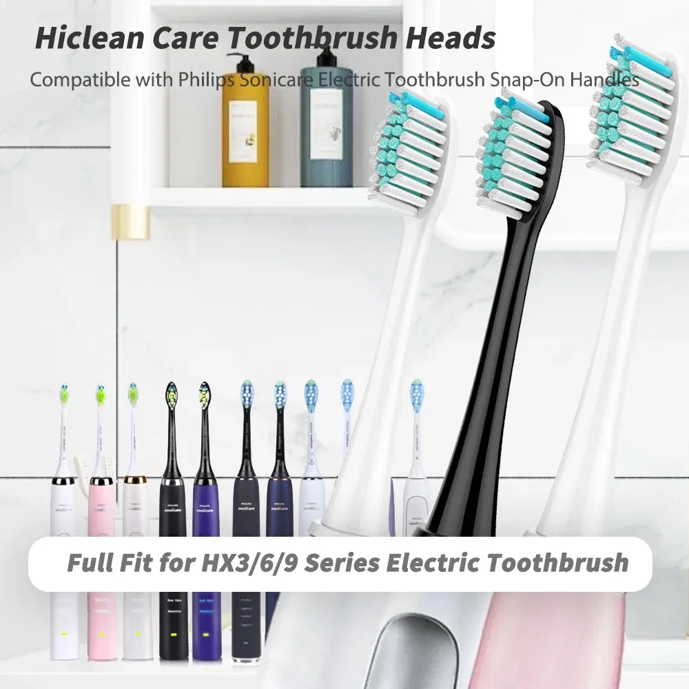 Color: PURPLE - Electric toothbrush head, replaceable sonic electric toothbrush head, suitable for Philips Sonicare's electric replaceable brush