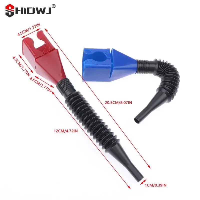 Color: Yellow - 1Pc Car Refueling Funnel Gasoline Foldable Engine Oil Funnel Plastic Funnel Car Motorcycle Refueling Tool Auto Accessories