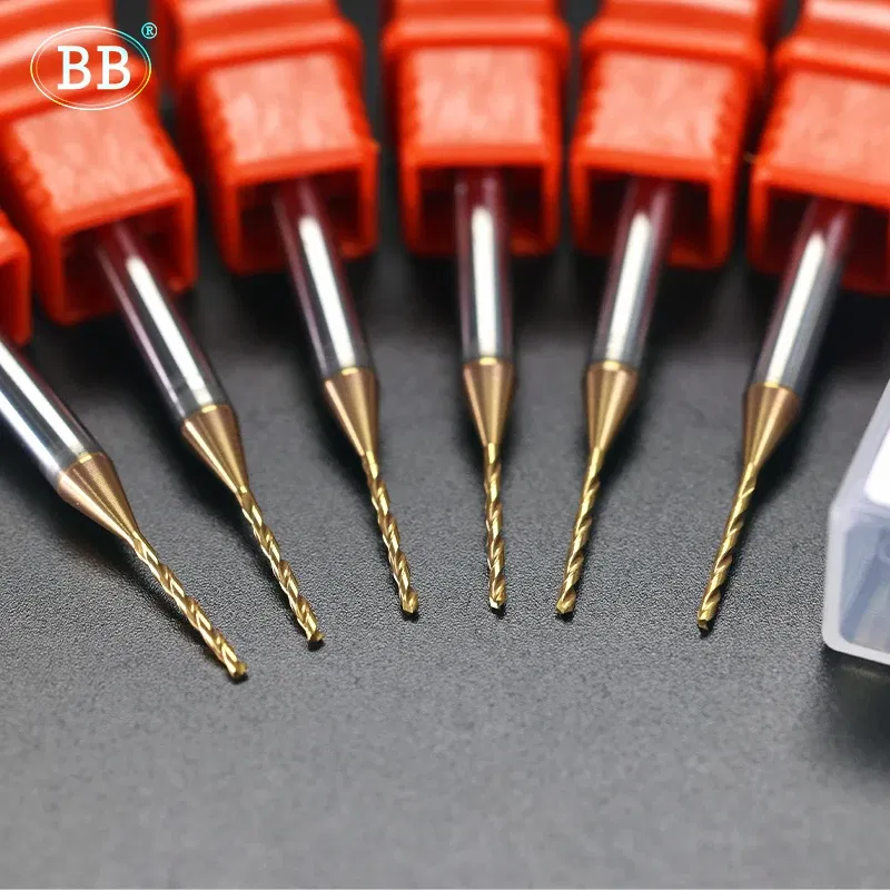 Hole Diameter: 9.5mm - BB 2.03-3.75mm Micro Drill Mini Coated Solid Carbide Bit Metal Iron Steel Hole Drilling 3xD Cutting Length D=4mm CNC Tool 1pcs