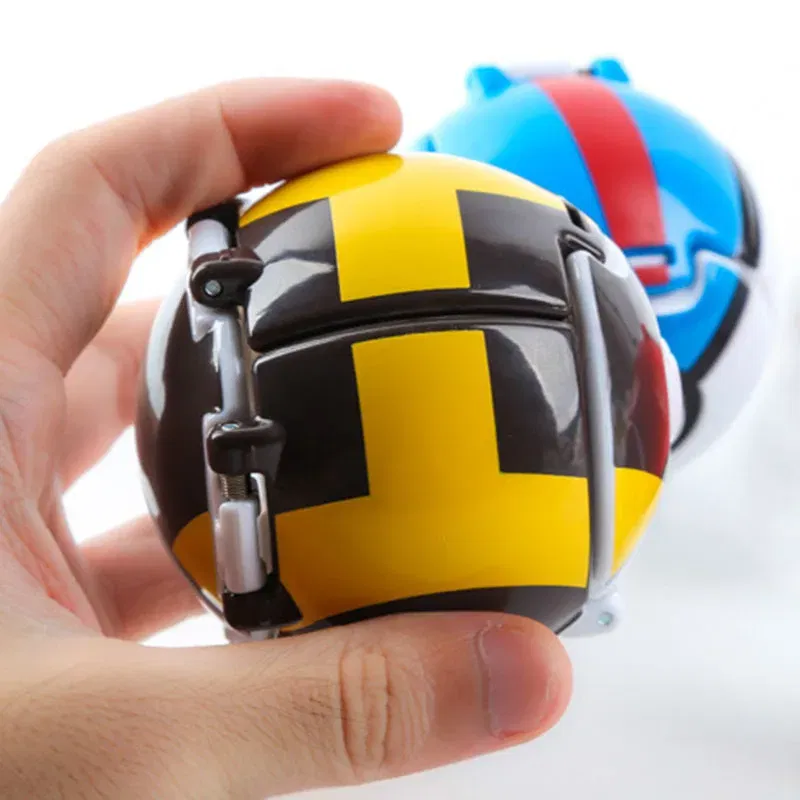 Color: DEEP BLUE - New Pokemon Pokeball Anime Action Figurse Pikachu Squirtle Pocket Monster Variant Pok?©mon Game Elf Ball Model Toys Kids Gift