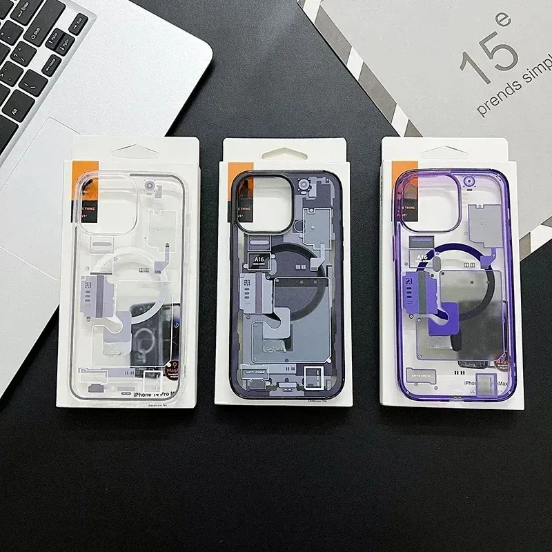 Material: Canvas, Color: Beige - FOR 2024 Original Technology Phone Case For IPhone 15 14 13 12 Pro Max Plus Magnetic Wireless Charging High Quality Bumpers