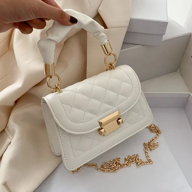 Color: PURPLE, Size: Extra Large - Women's Bags Classic Fashion Handbag Small Square Chain Crossbody Bag crossbody bags for women  handbags