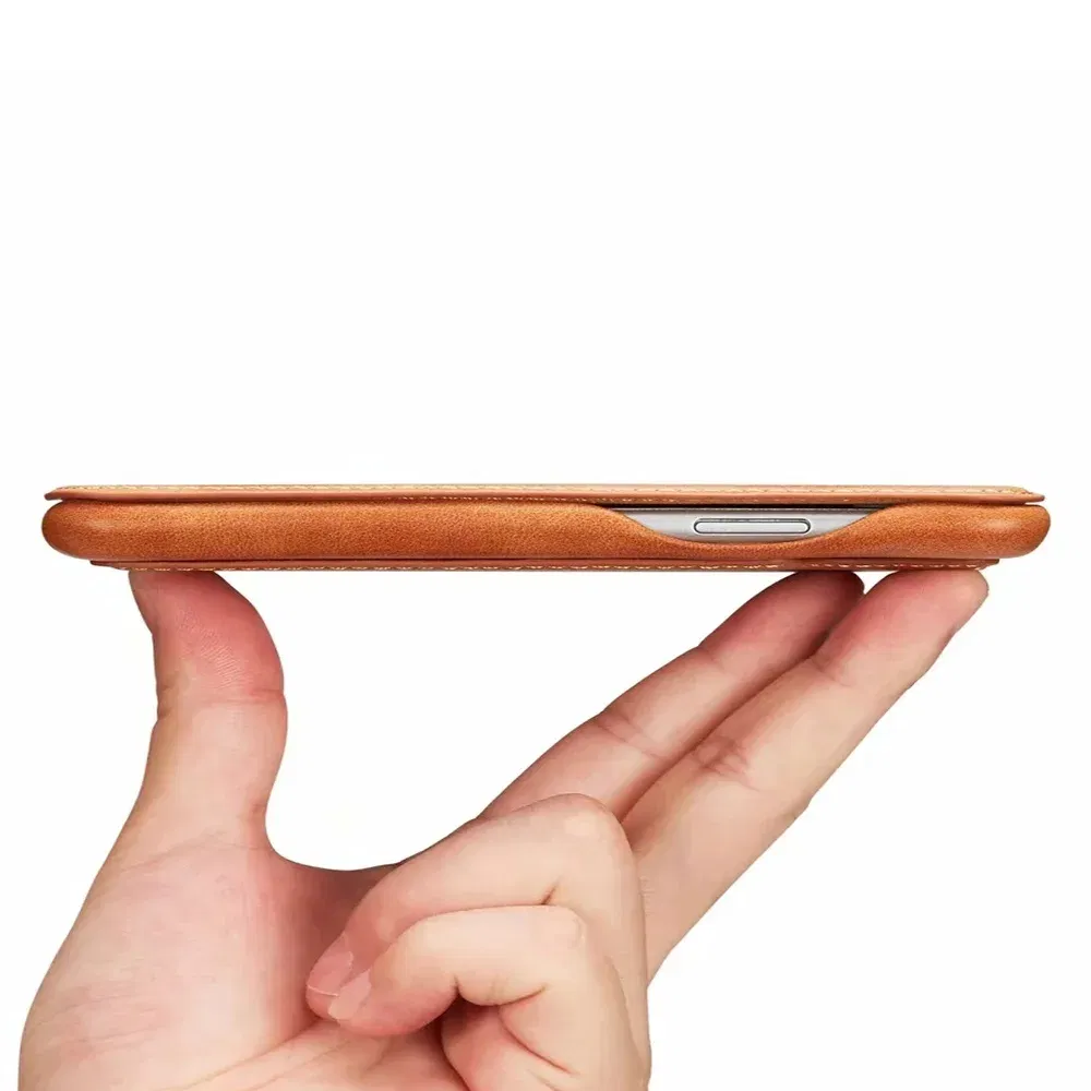Color: Beige, Material: Polyester - Luxury Ultra Thin Leather Case Flip Cover for Samsung S24 S23 S22 S21 S20 FE Ultra Plus A53 A52s S10  A50 S9 Note 20 10