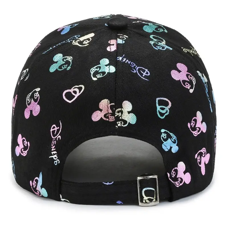 Color: WHITE, Size: Adjustable - Hot Sale Women Cartoon Cap Mickey Mouse Baseball Cap Female Streetwear Dad Hat