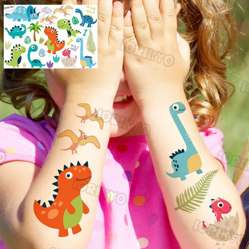 Color: dark blue - Skull Temporary Tattoos For Kids Men Women Adult Face Neck Pirate Captain Tattoo Sticker Monster Fake Skeleton King Tatoos