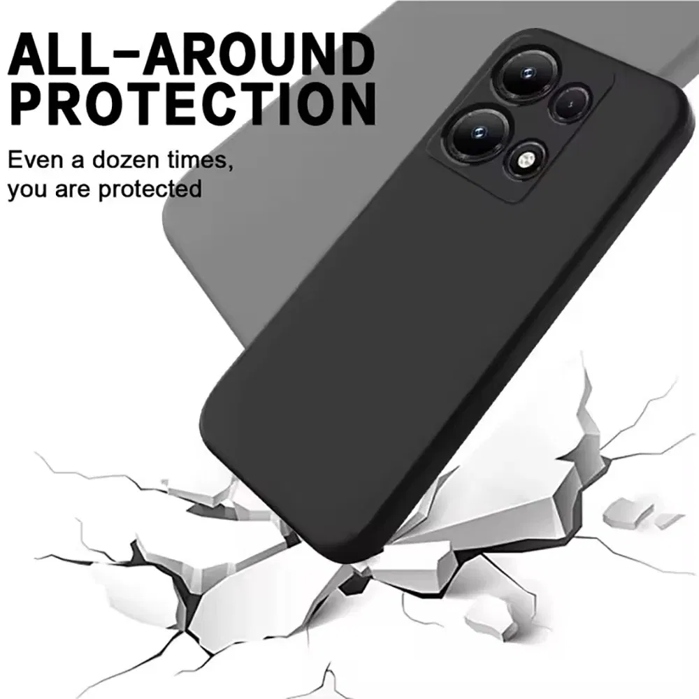 Color: Blue, Material: ABS - Black Practical Silicone Phone Case For Xiaomi Redmi Note 14 13 12 11 10 9 8 7 Pro Plus 5G 4G 8T 9S 9T 10T 10S 11S 12S Cover