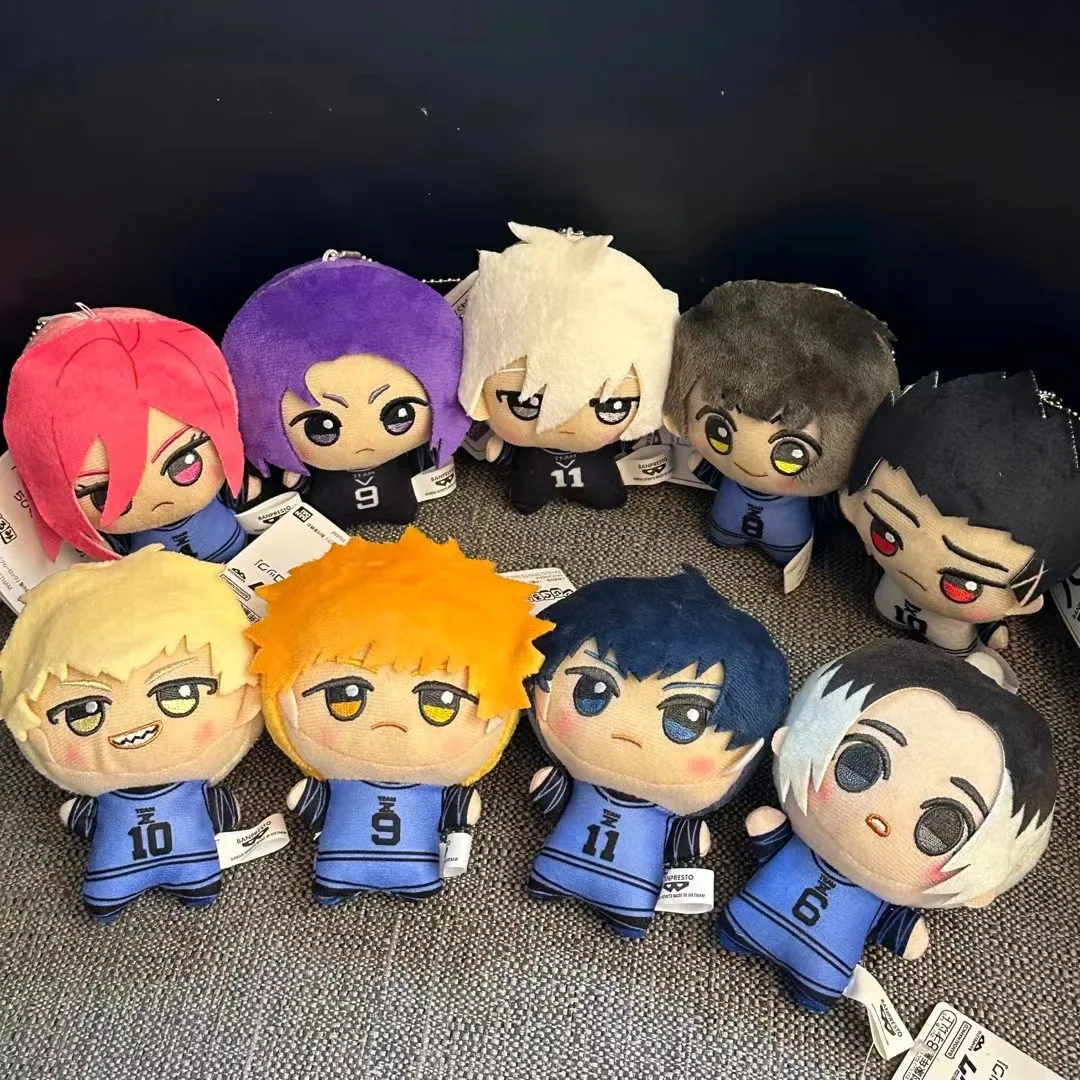 Color: RosyBrown, Height: 11cm-30cm - 10cm Mini BLUE LOCK Plush Stuffed Doll Seishiro Nagi Isagi Yoichi Chigiri Bachira Meguru Doll Pendant Keychain Toy For Gift