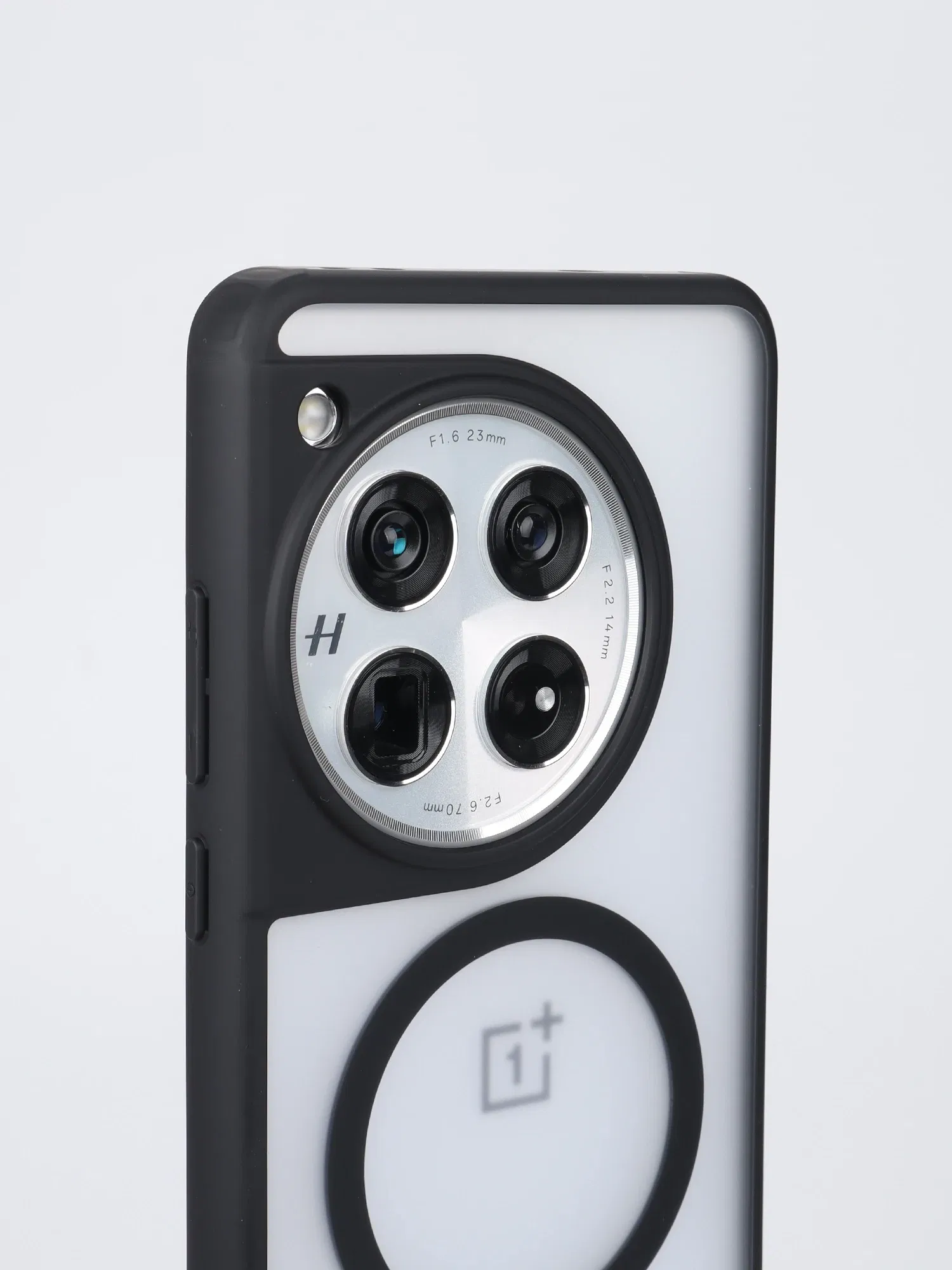 Color: Dark Grey, Material: aluminum - Magnetic Case For OPPO One Plus 12 One Plus 13 Shockproof Magsafe Wireless Charging Clear Phone Cover