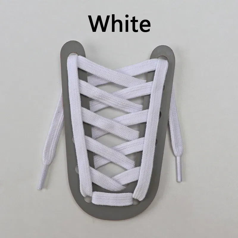 Color: WHITE, Ships From: CHINA, Length: 160cm - 1 Pair Flat Shoelaces for Sneakers Rugged Wear-resistant Classic Canvas Sports Shoe Laces Women Men Shoelace Solid Double Cotton