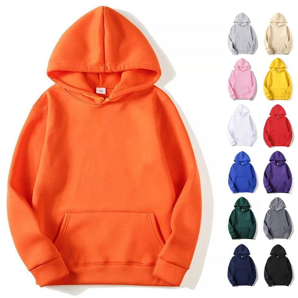 Color: WHITE, Size: S - Plain Sublimation Fleece Hoodies Bulk Wholesale Pullover Men Hooded Sweatshirt Cheap Solid Hoodie For Man Sudaderas Para Hombre