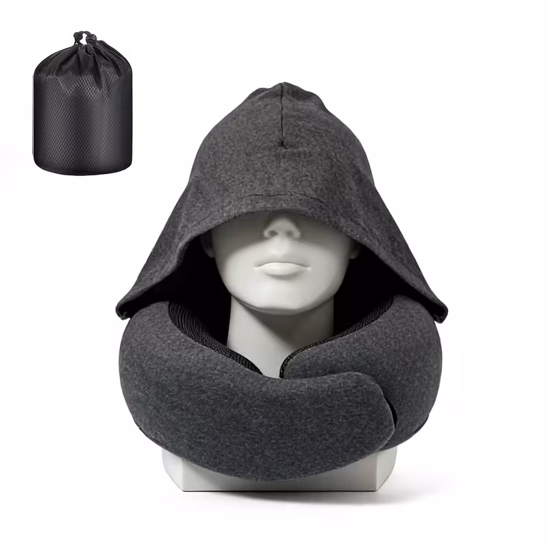 FlyHugz™ UK Hooded Travel Pillow