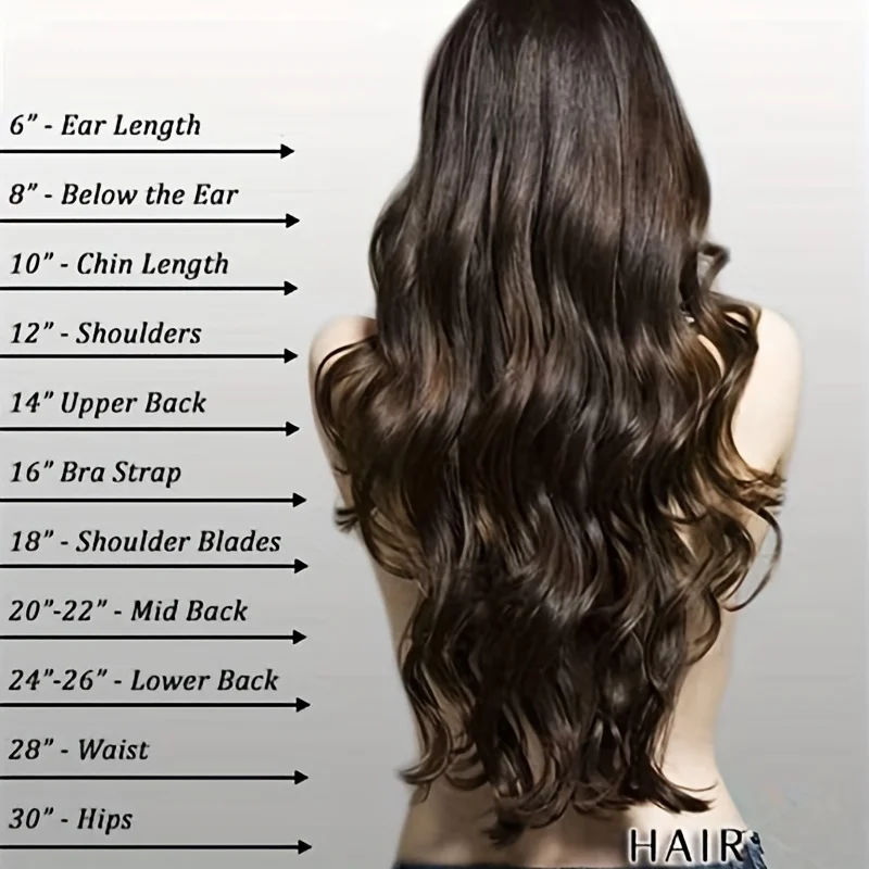 Color: 4/27HL, Stretched Length: 16inches - Synthetic Long Wavy U-shaped Clip In Hair Extensions 16Inch/20Inch/24inch Clip On Hair Extensions For Women Hair Accessories