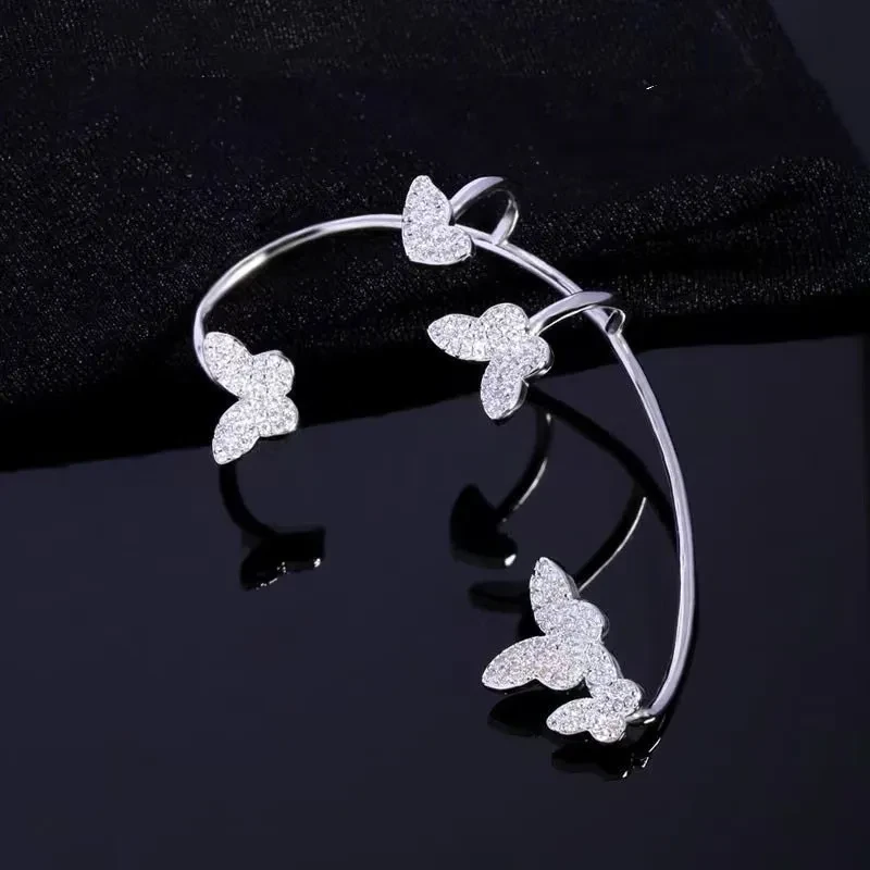 Butterfly tassel style earrings