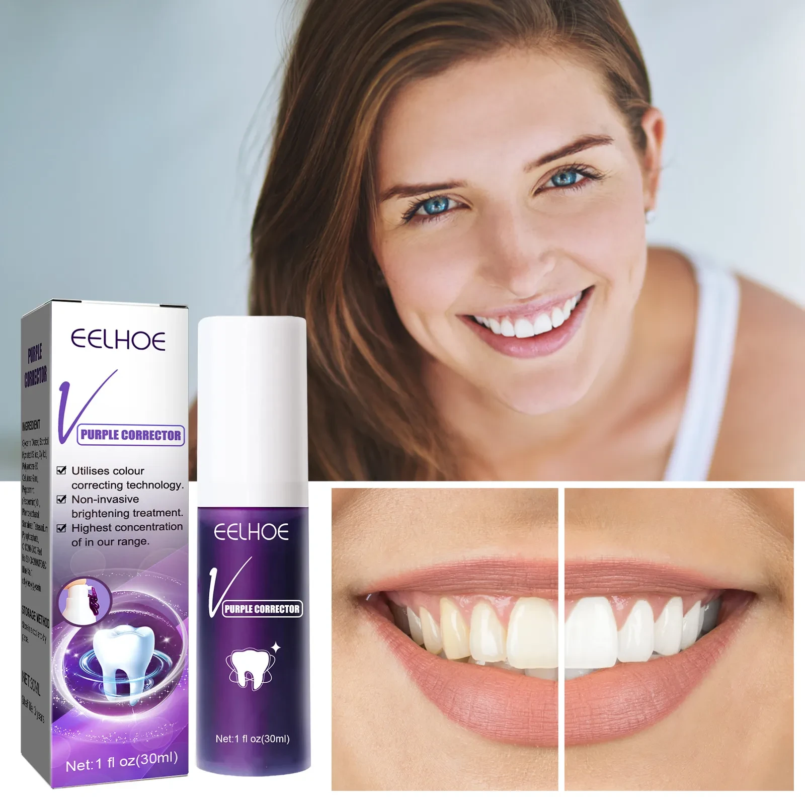 Teeth colour whitening