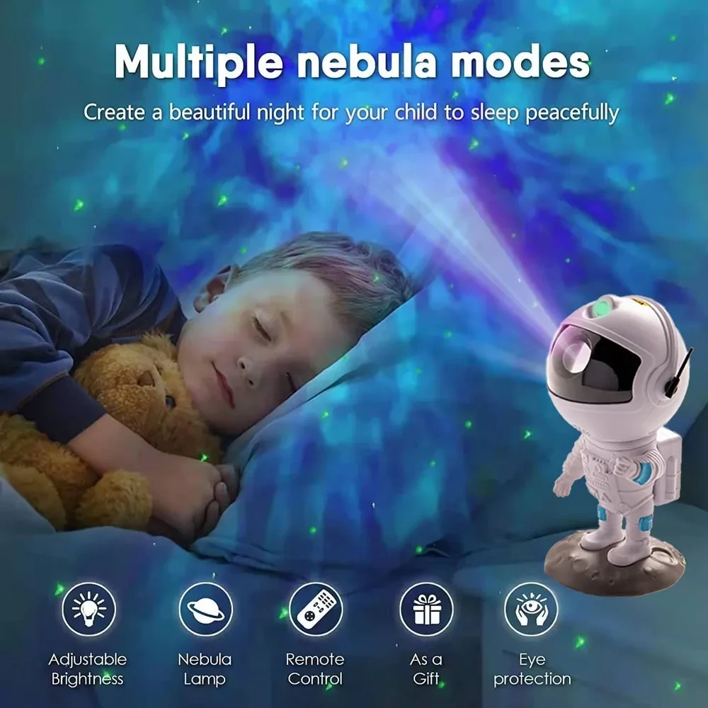Astronaut Star Projector Night Light