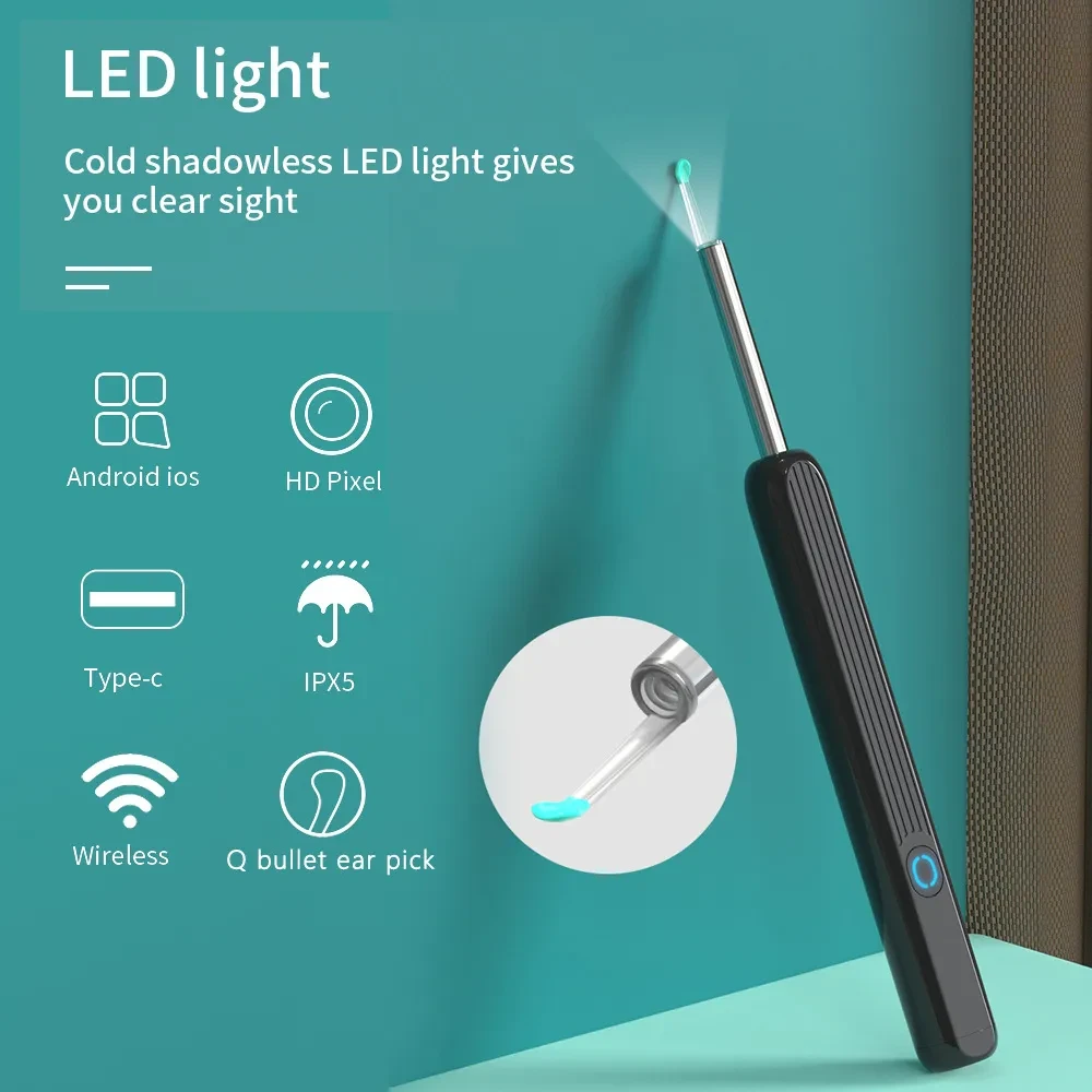 (Last Day Promotion- SAVE 48% OFF)1080P Ear Wax Removal Camera