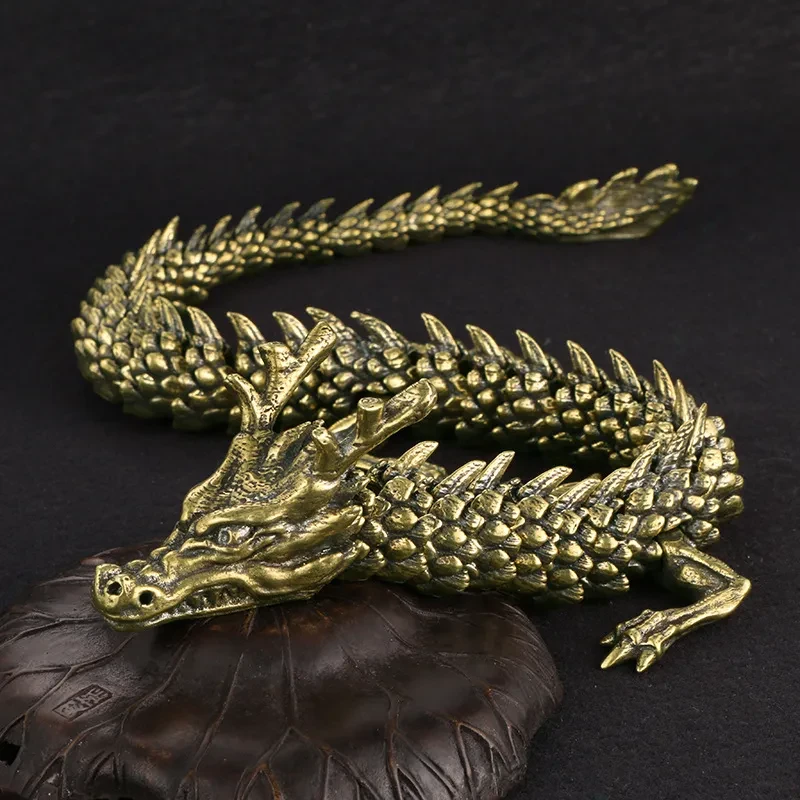 SAVE 49%Gold Dragon with Movable Joints
