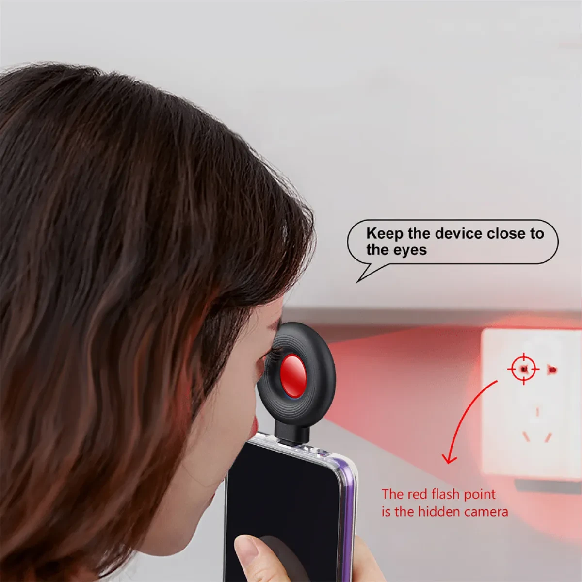 JACKSPY Infrared Mini AntiSpy Detector