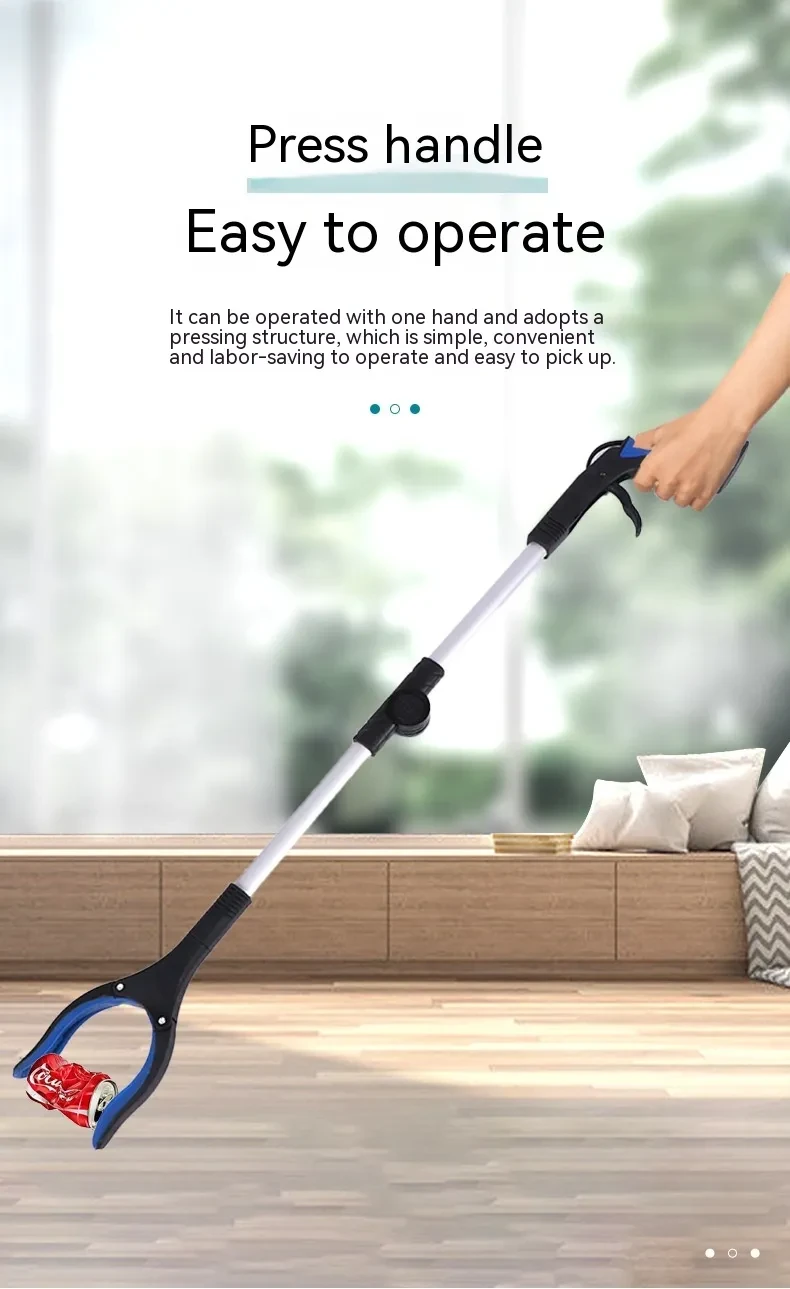Foldable Grabber With 360 Swivel Clip