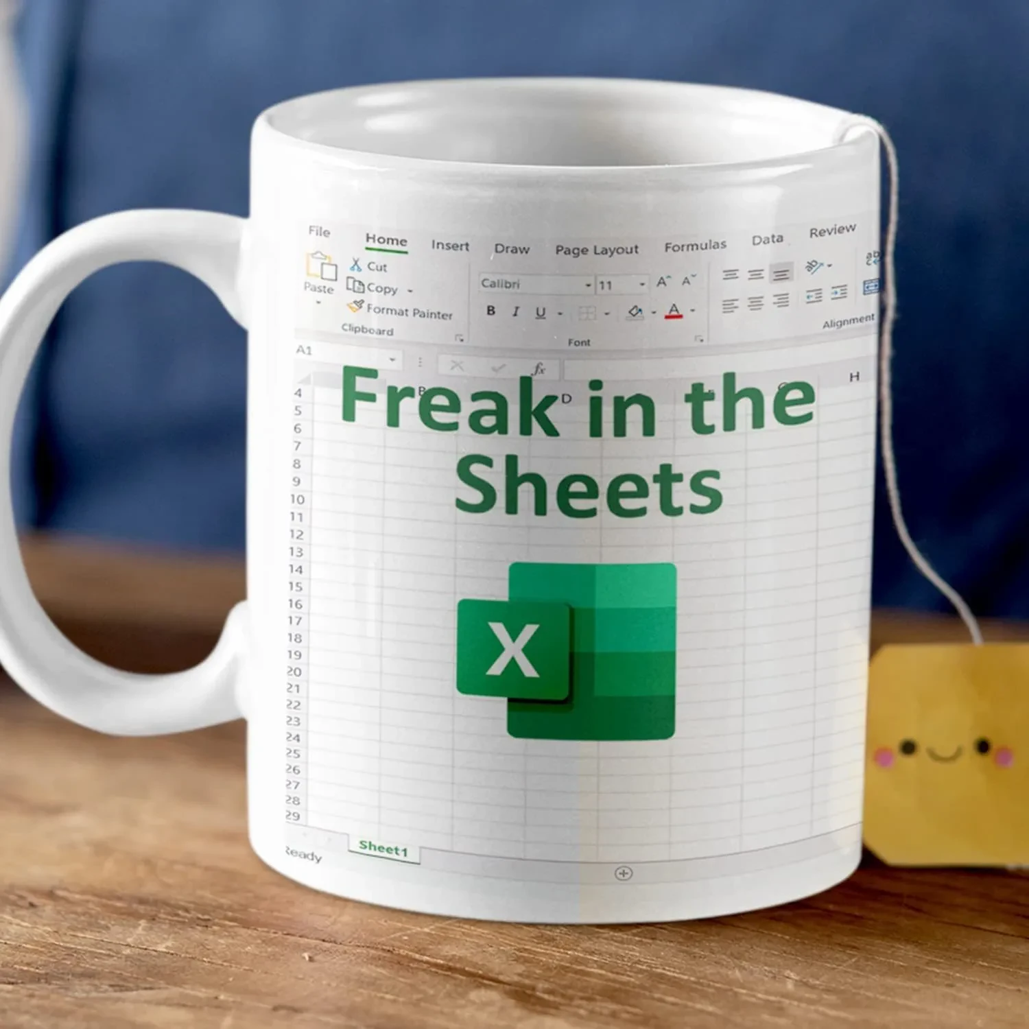 Excel Mug | Excel Cheat Sheet Mug | Freak in the Sheets excel inspired Mug