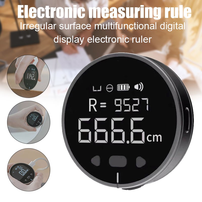 Digital LCD High Precision Electronic Measuring Ruler Tape Tool