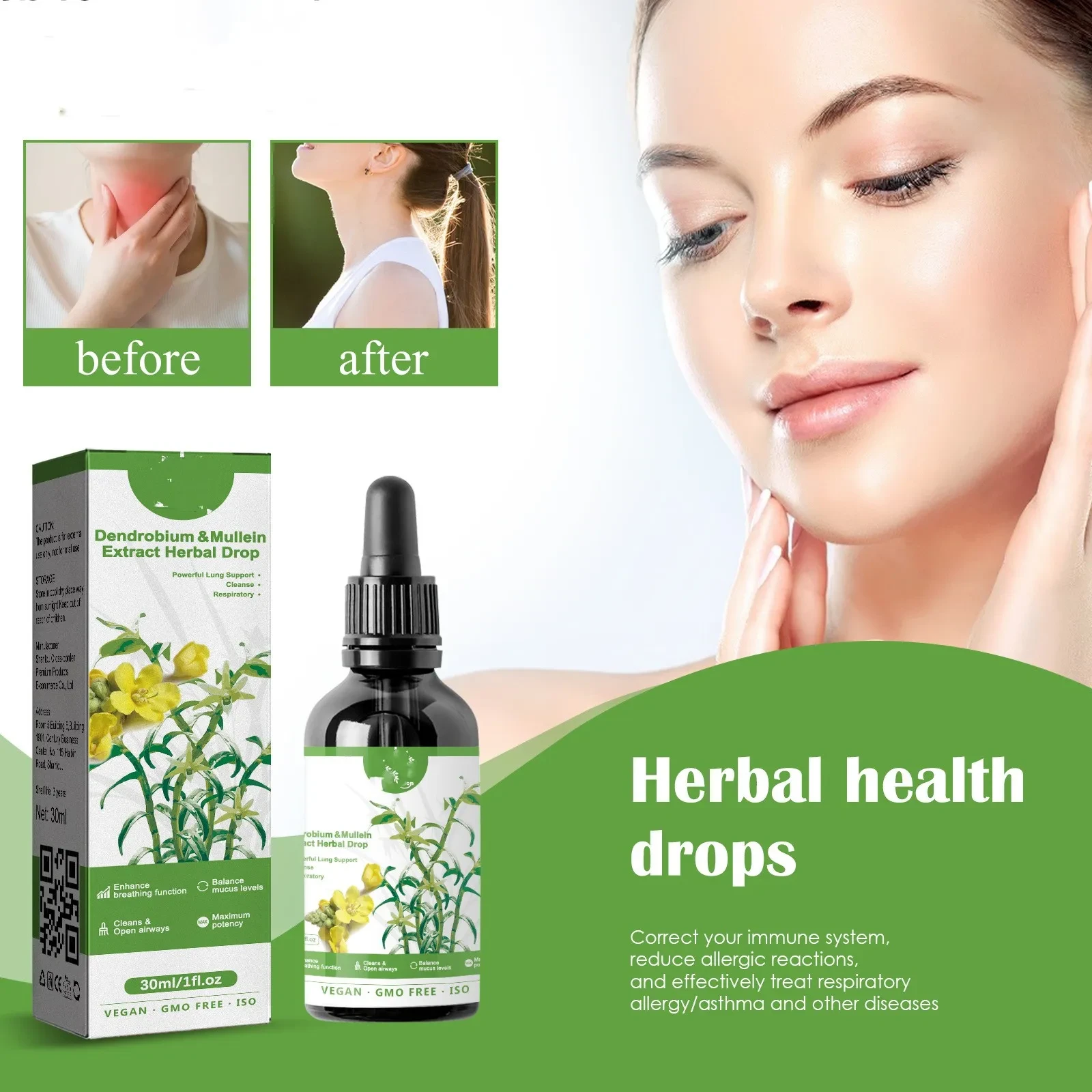 Clearbreath Dendrobium Mullein Extract