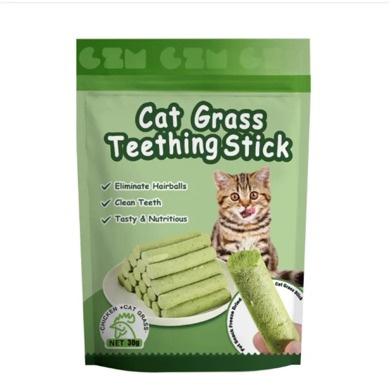 Cat Grass Teething Sticks