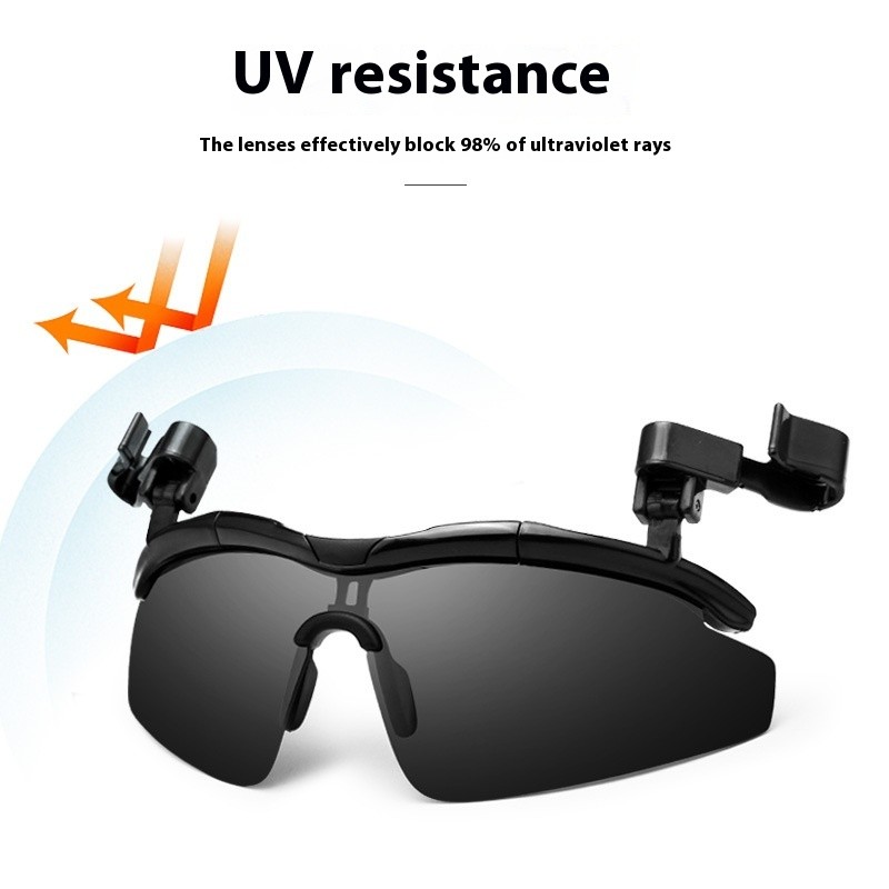 Polarized Clip Cap Sunglasses