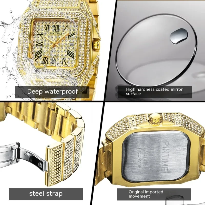 PINTIME Men's Quartz Watch