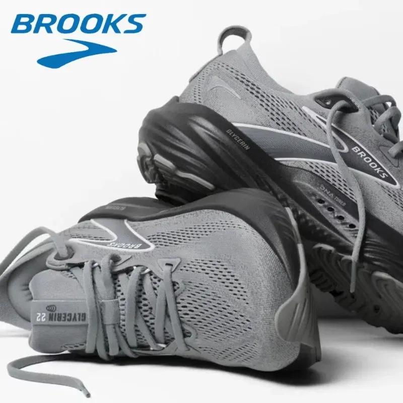 Color: Red, Shoe Size: 43 - Original Brooks Men?™s & Women?™s  Glycerin 22 Neutral Marathon Professional Running & Walking Shoe Casual Sneakers