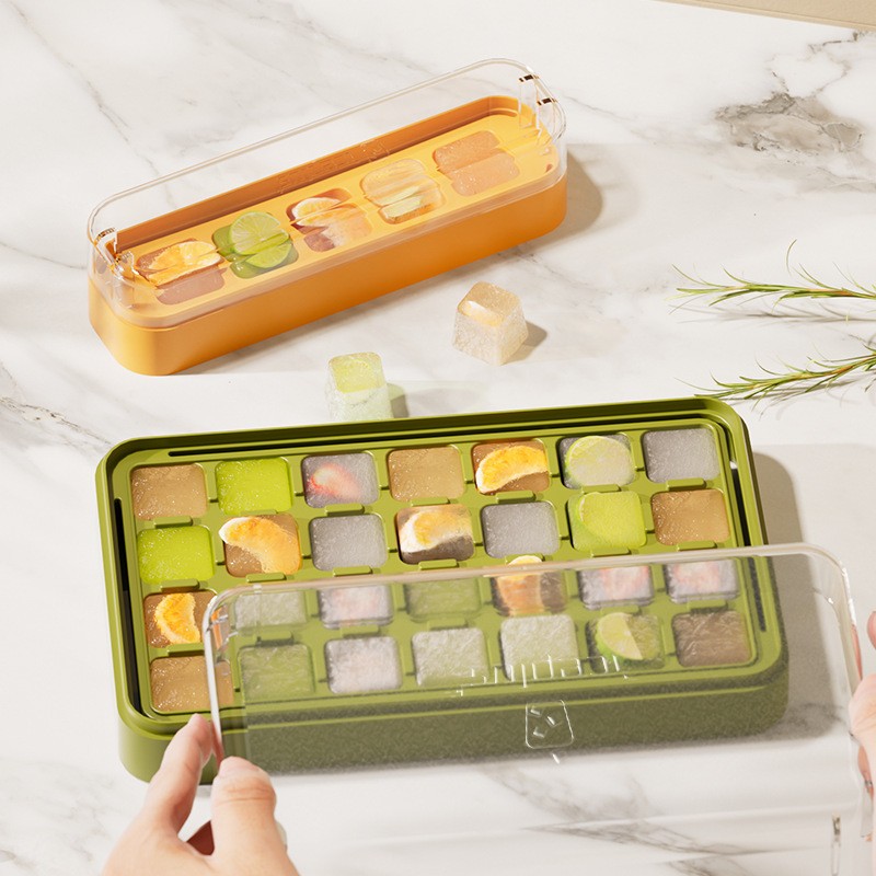 Press-Type Silicone Ice Cube Trays