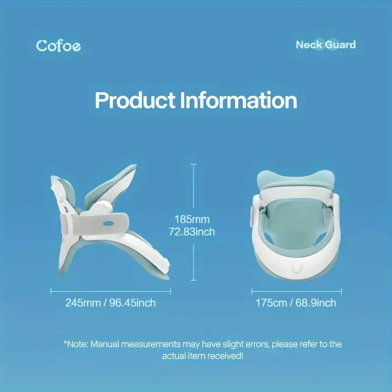 Cofoe Neck Traction Stretcher - Adjustable Cervical Vertebra Support Brace