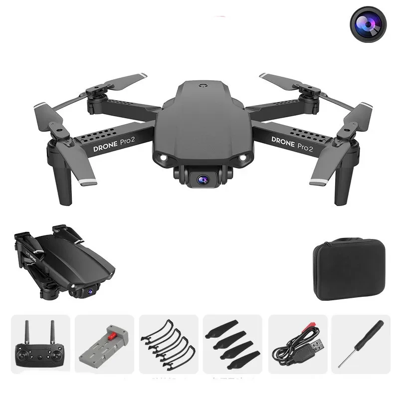 E99 K3 Professional RC Drone with Dual Camera - Double Folding, Height Hold, Remote Control